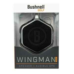 NWB Bushnell Golf Wingman Mini GPS Speaker – Black Stainless